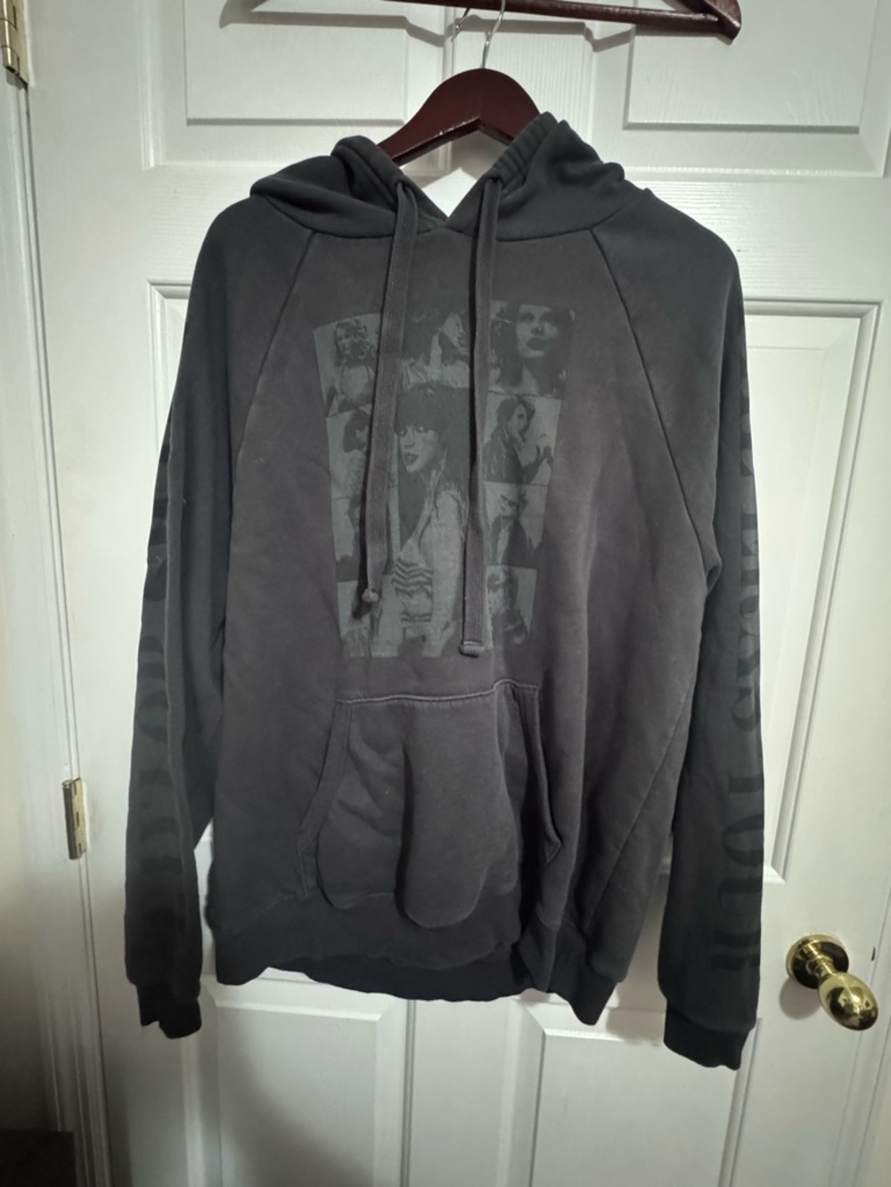 Taylor Swift Black Graphic Pullover Hoodie